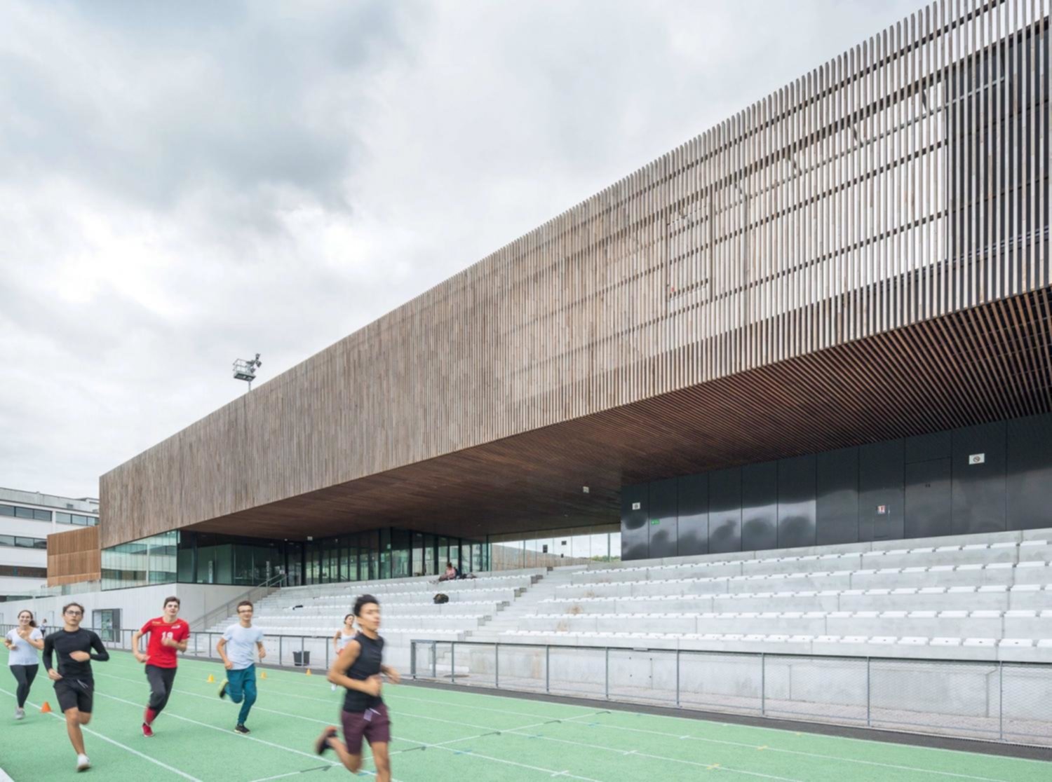 Complexe sportif le Gallo par Bruno Mader Architecte